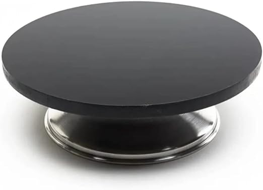 Bailarina Giratória Profissional Preto C/Rolamento Mdf 30cm