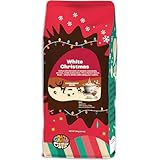 Crazy Cups Flavored Ground Christmas Coffee, White Christmas Coffee in 10 oz Bag, For Brewing Flavored Hot or Iced, (Pack of 1)