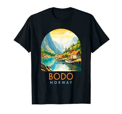 Bodo Reisen Reisen Sommer Urlaub Bodo Norwegen T-Shirt