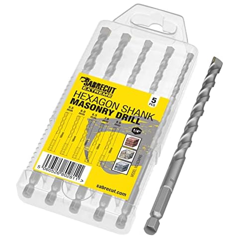 SabreCut 5-Piece Masonry Drill Bit Set Cover