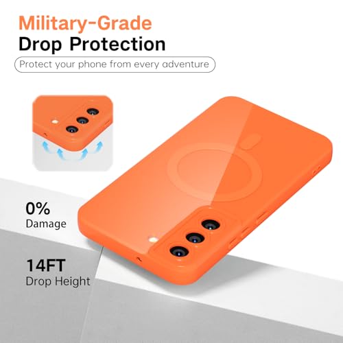 Coque silicone Samsung S22 fine rigide magnétique pour éviter rayures - 6