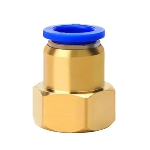 Zorfar Women's 1/8 Pcf Push-In Pneumatic Fitting, Bsp "~/2" Thread To 4-6Mm Tube, Quick Release Connector For Air Compressor Pcs(0Mm Od Tube,")