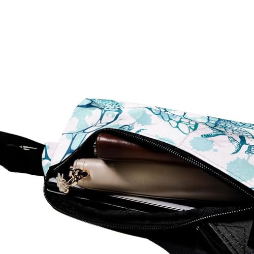 Mochila bandolera compacta multicolor para evitar dolores de espalda en rutas 5