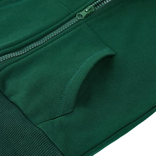 Image of Spring&Gege Boys' Full Zip Sleeveless Hooded Vest Basic Zipper Tank Tops Sweatshirt with Pockets
