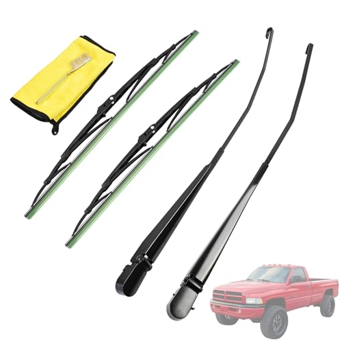 Promrmr 1 Pair Front Windshield Wiper Arm & 20" Blade Kit 55154582AC Compatible With Dodge Ram 1500 1997-2001 / Ram 2500 3500 1997-2002, Replace 55154582AB by Promrmr - Used condition - US$34.72