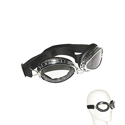 Cyclingcolors Vintage Goggles Aviator Pilot Style Motorcycle Cruiser Scooter Goggle Bike Racer Cruiser Touring Half Helmet Goggles #TOP15