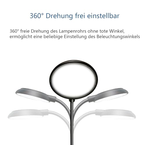 2 Stück Schwarze Schale Fischtank Clip Licht 7W Mini LED Beleuchtung Hohe Helligkeit Aquarium Wasser Gras Ergänzend Transparent Clip Weißes Licht für 10 bis 30 CM Fisch Tank – Bild 6