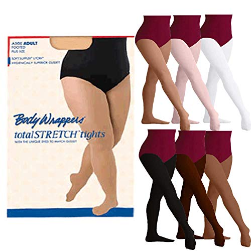 Image of Body Wrappers A30 /A30X Women's TotalSTRETCH Footed Tights