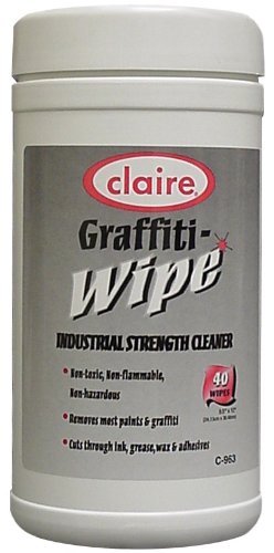 Claire C-963 Graffiti-Wipe (Pack of 40)