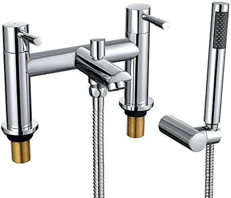 WasserRhythm Bath Mixer Taps with Shower Attachment Bathroom Tub Filler ...