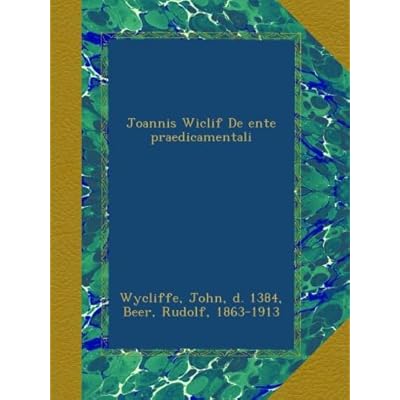 Joannis Wiclif De ente praedicamentali