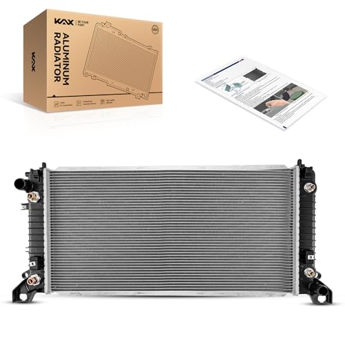 KAX CU13569 Engine Radiator Replacement, Compatible with Escalade, Escalade ESV, Silverado/Sierra 1500, Suburban, Suburban 3500 HD, Tahoe, Yukon, Yukon XL
