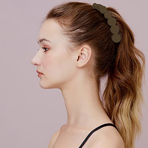6 Pcs Round Banana Hair Clip For Thick Hair, Strong Hold Ponytail Holder Banana Clips Matte French Barrettes Fine Hair Jaw Clips Accessories For Women #TOP4