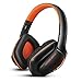 Produktbild CSZH Bluetooth Wireless Gaming Kopfhörer Headban Headset mit Mikrofon-Headset mit verbesserter Klangqualität und besserem Equalizationfor iPhone Samsung Smartphone (Schwarz-Orange)