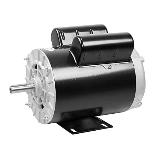 VEVOR 5 Hp Electric Motor 3.1 KW Rated Speed 3450 RPM Single Phase Motor AC 208-230V Air Compressor Motor Suit for Home and Small Shop Air Compressors