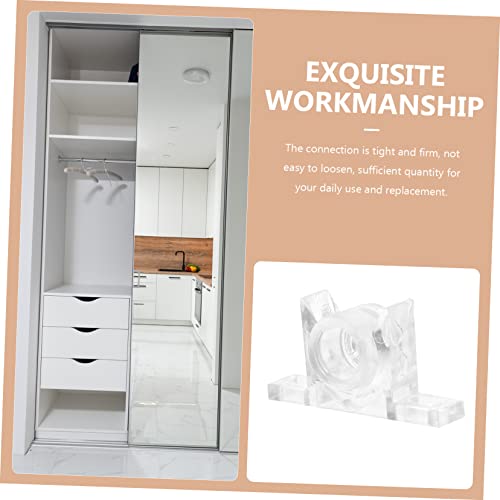 Cubtol 30 Sets Bead Buckle Shelf For Cabinet Shelves For Kitchen Cabinets Drawer Rollers False Front Connector False Drawer Clips Plastic False Front Clips Cabinet Latches Cabinet Catch #TOP1