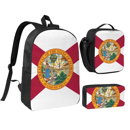 Sac à dos d'école Floride 3 pièces pour le collège et les sorties