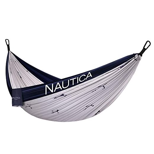 Nautica Camping Hammock Maritime Blue/High Rise Grey, Small