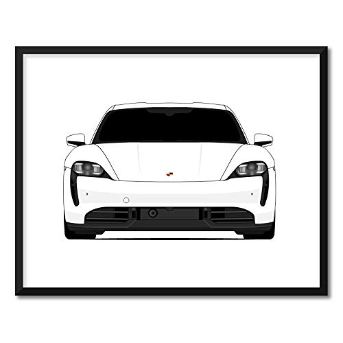 CUSTOMIZABLE COLOR: Custom Car Posters Handmade Poster compatible with Porsche