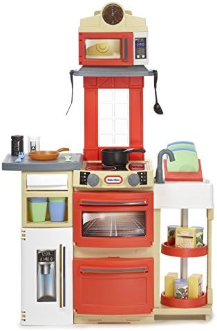 little tikes cook n store mutfak kirmizi amazon com tr