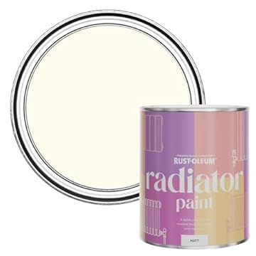 Rust-Oleum Off White Heat Resistant Radiator Paint in Matt Finish - Antique White 750ml (SHDRCT1111)