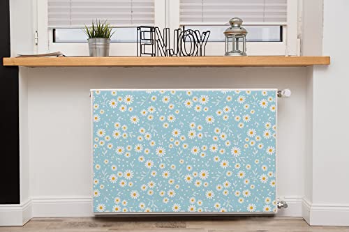 Autocollant de radiateur magnétique marguerite 90x60 - 3