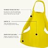 FINIS Edge Swim Fins for Men & Women - 100% Silicone Training Fins - Build Leg Strength & Endurance