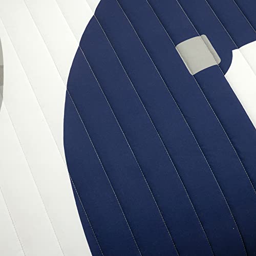 Lush Decor Baseball Game Reversible Oversized Kids 5 Piece Quilt Set, Full/Queen, White & Red #TOP1