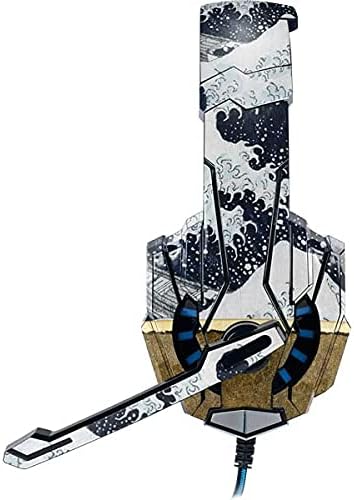 Skinit Decal Skin Compatible with BENGOO G9000 Gaming Headset - Bridgeman Art The Great Wave Off Kanagawa Design