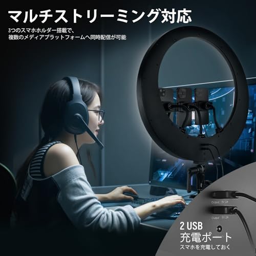 NEEWER 19インチ LEDリングライト RP19H の商品画像 2