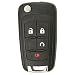 Keyless2Go Replacement Keyless Remote 4 Button Flip Car Key Fob For OHT01060512
