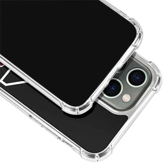 Skinit Clear Phone Case Compatible with iPhone 14 Pro - Officially Licensed University of South Carolina Gamecocks Logo Black Design