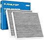 PHILTOP Cabin Air Filter, Pack of 2 Replacement for CF10134, CP134, BE-134, Accord, Civic, Odyssey, CR-V, Pilot, MDX, TSX, Ridgeline, RDX , Includes Activated Carbon