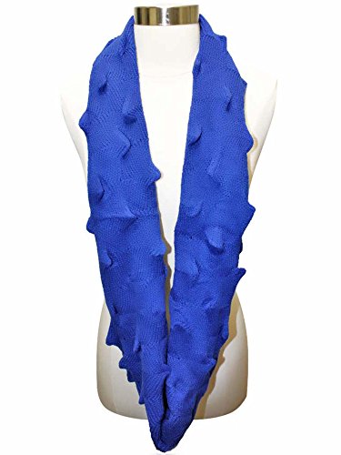 Luxury Divas Zigzag Knit Circle Loop Infinity Scarf3