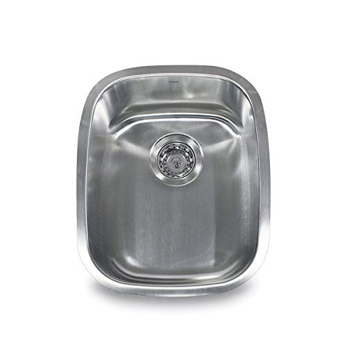 Nantucket dissipateurs NS20 38,1 cm Calibre 18 rectangle encastrable Barre/Prep évier, Acier inoxydable Cover