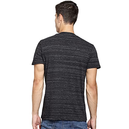 Image of Free Authority Avengers Printed Regular Fit Black Cotton Men's T-Shirt