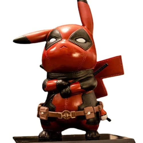 Qzamuyw Deadpooles Anime Action Figures Statues, Marveles Cosplay Cartoons Collectible Figurine Gifts Decoration Cosplay Figures Birthday Gifts For Kids And Fans, Desktop Decoration #TOP21