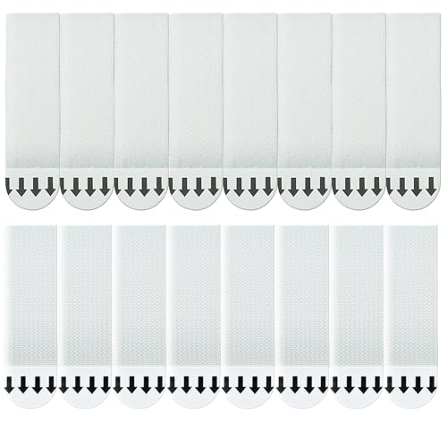 MixS Live 40-Pack Heavy Duty Picture Hanging Strips, Removable Damage-Free Wall Adhesive for Frames/Posters/Mirrors, No Nails Hook & Loop Tape,Apartment Safe Decor Solution