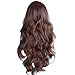 Produktbild Tonsee Damen Lang Lockige Perücke,Mode 65cm Mehrfarbig Gradient Schicke Gewellte Perücke Natürliches Reizvoller Haar Perücken Frauen Gewellte für Tägliche/Party/Geburtstag/Fasching/Karneval (D)