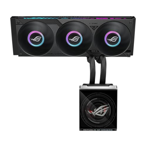 ASUS ROG STRIX SLC IV 360 ARGB LCD Edition système de refroidissement liquide de processeur pour : AM4 AM5 LGA1851 LGA1700 cuivre 120 mm - vue 3