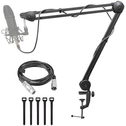 AxcessAbles MBAL ���[�W�}�C�N�u�[���A�[���X�^���h 40�C���`�g�����[�`.Rode PSA1�ɕC�G.NT1-A�ANT1Kit�A�u���[�o�[�h�A�v���L���X�^�[�A�|�b�h�L���X�^�[�}�C�N�ƌ݊�������