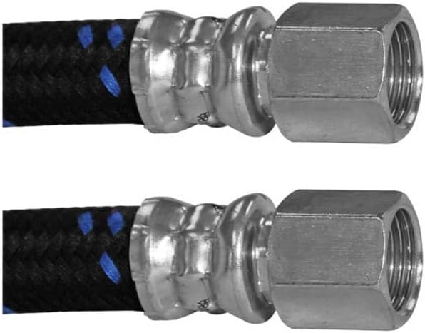 Technical Precision Replacement for Freightliner M2-106 Year 2009 Wire Braid Compressor Discharge Hose 27 in WFLARE Fittings