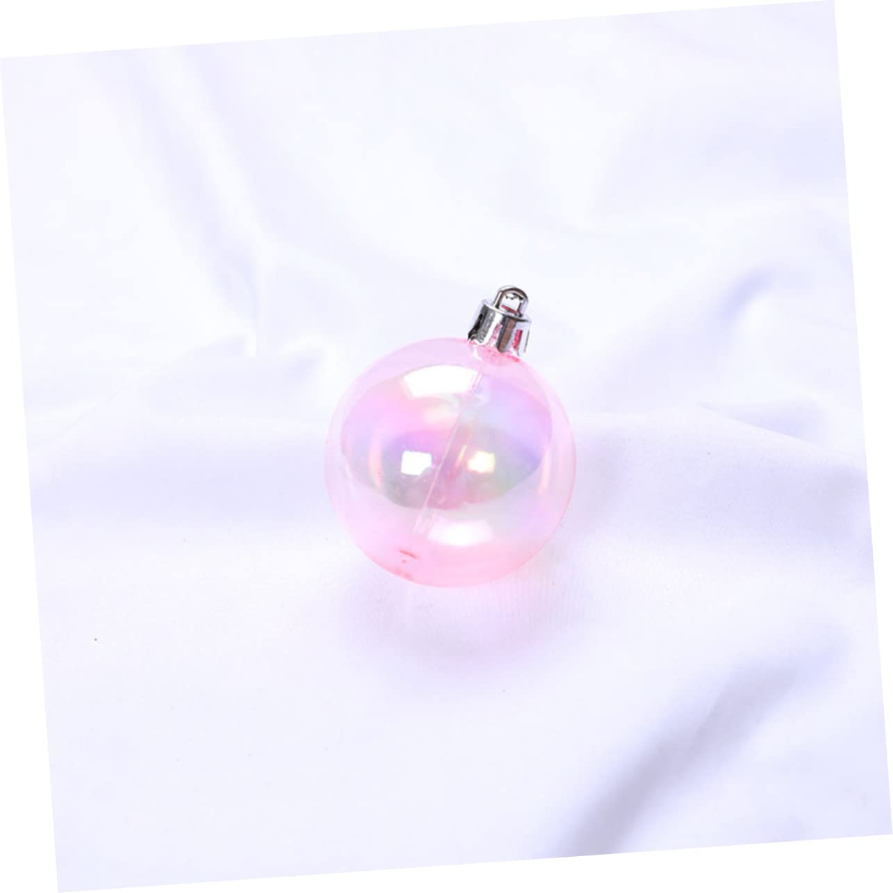 Abaodam 36piezas Bolas Colgantes Decorativas para Pasteles y Eventos Rosa Adornos para Fiestas y Decoración Navideña
