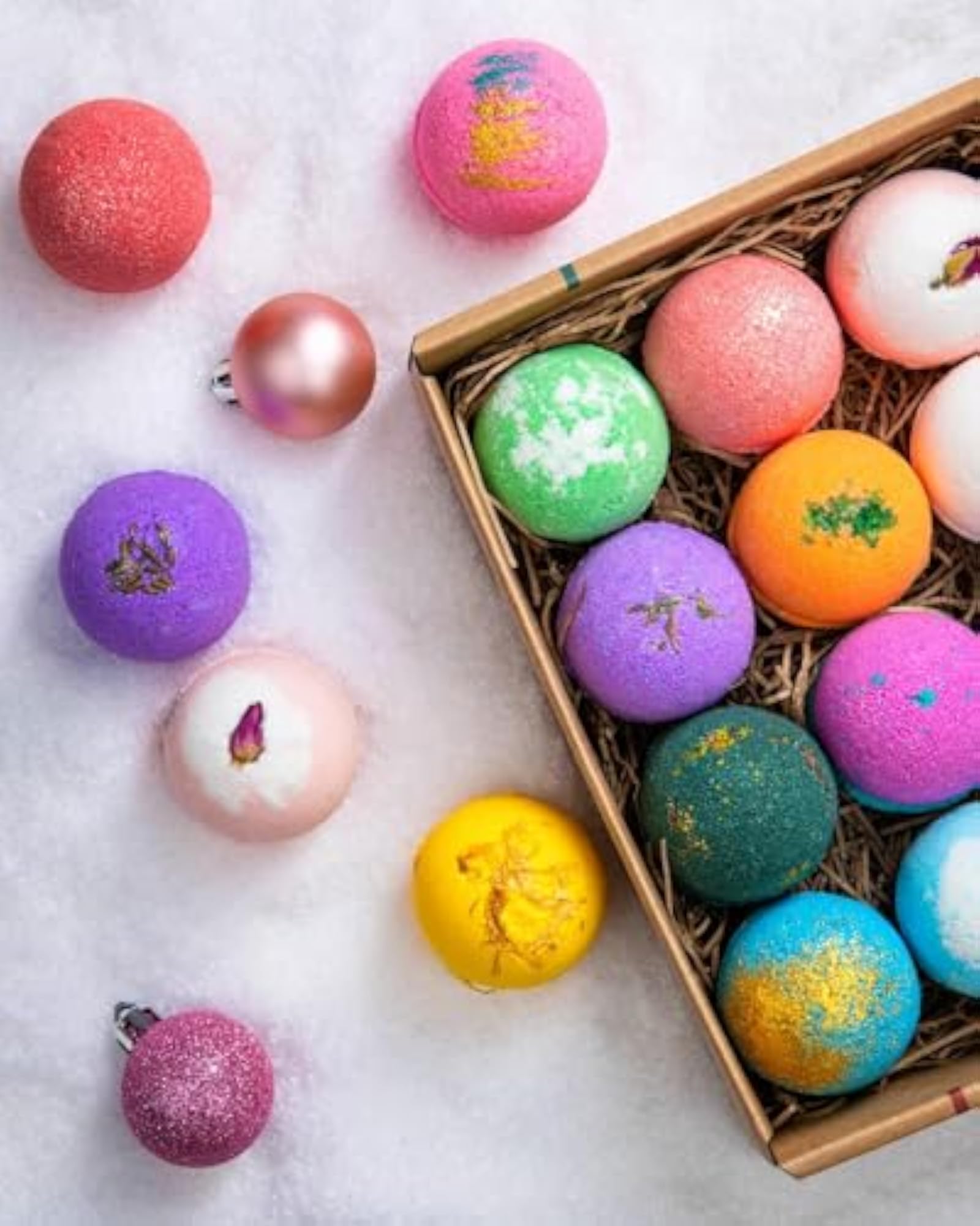Natural Relaxing Bath Bombs with Random Toy Surprise