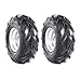 REBEKAMODS Set of 2-16x8-7 ATV Tires, 7'' Tire and Wheel Assembly, 16x8x7 Tubeless Tires on Rims 3-Lug for Go Kart UTV Quad Bike Buggy Utility Vehicles, Front or Rear, 2.16