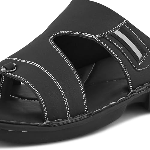 Image of Centrino Sandal for Men | Grip Insole for Stability | slippers /sliders for men |mens sandals casual | sandals for men | Modern Look with Straps | Comfortable Footwear (9266)