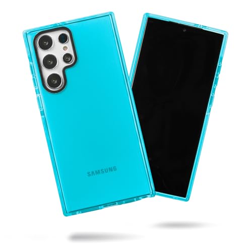 SteepLab Barrier Case for Samsung Galaxy S24 Ultra (6.8” Screen)- Impact Absorbing Case with Full Body Drop Protection and Enhanced Grip (Brilliant Blue Sky)