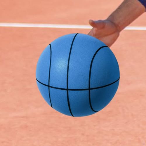Baloncesto interior sin sonido y pelotas de estrés compresibles para practicar el regate 6