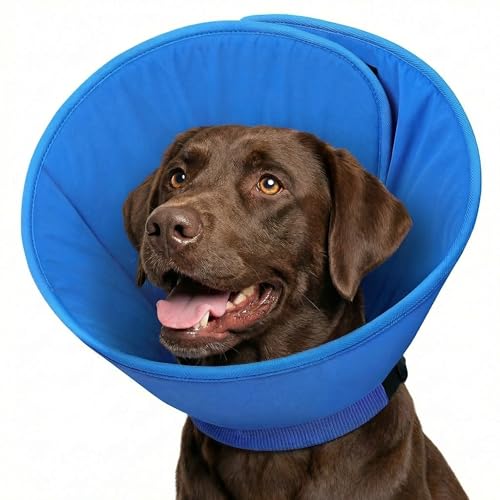 Image of Soft Dog Cones for Large Dogs, Cone for Dogs to Stop Licking