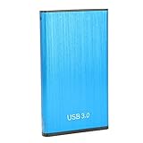 GOWENIC Portable External Hard Drive HDD, 2.5in 50130MS Mobile Hard Drive USB3.0 Portable HDD Notebook Desktop Computer Accessories Blue YD0018 (160G)